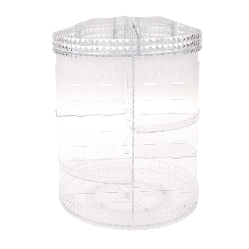 Large-capacity Makeup Organizer With 360 Rotating Storage Box For Cosmetic Organizer With 70% Space Saving Design For Vanity 3