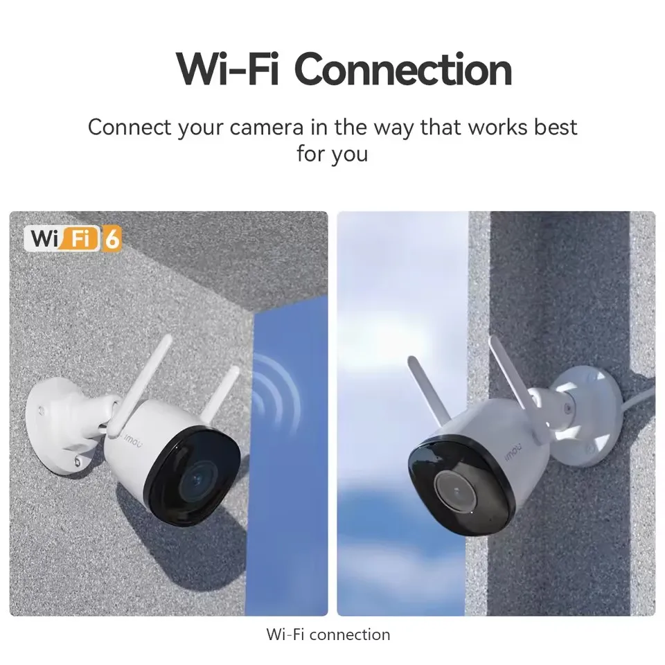 Security Cameras IMOU Bullet 3C 5MP IP Camera Outdoor WIFI Vehicle Detection IP67 Night Vision
