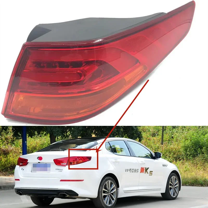 

Внешний задний фонарь для Hyundai Kia K5 2014 2015 светодиодный задний фонарь в сборе задний фонарь 1 шт.