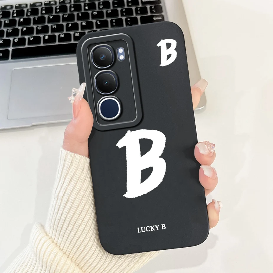 Luxury Lucky Letters Shockproof Soft TPU Phone Case Cover