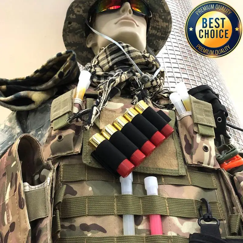 Nylon Ammo Holder for 12GA Shotgun Hunting
