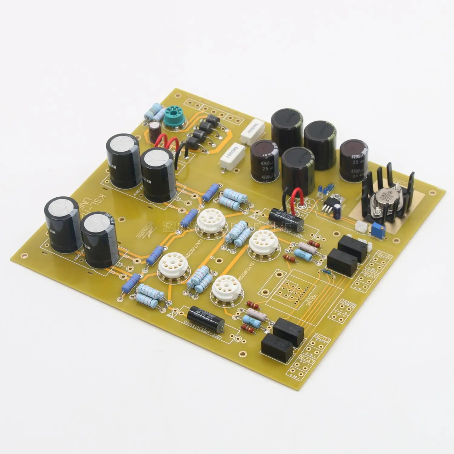 Basierend auf Kondo KSL-M7 Line HiFi DIY 12AY7 Vakuumröhre Audio Sound Vorverstärker Board Kit – Detail 4