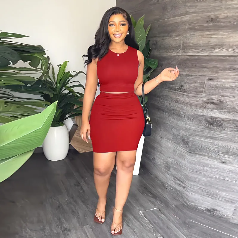 

Skirt African Clothes Set for Women Sexy Crop Tops Mini Bag Hip Skirt Suits 2023 Dashiki Fashion Streetwear African 2 Piece Sets