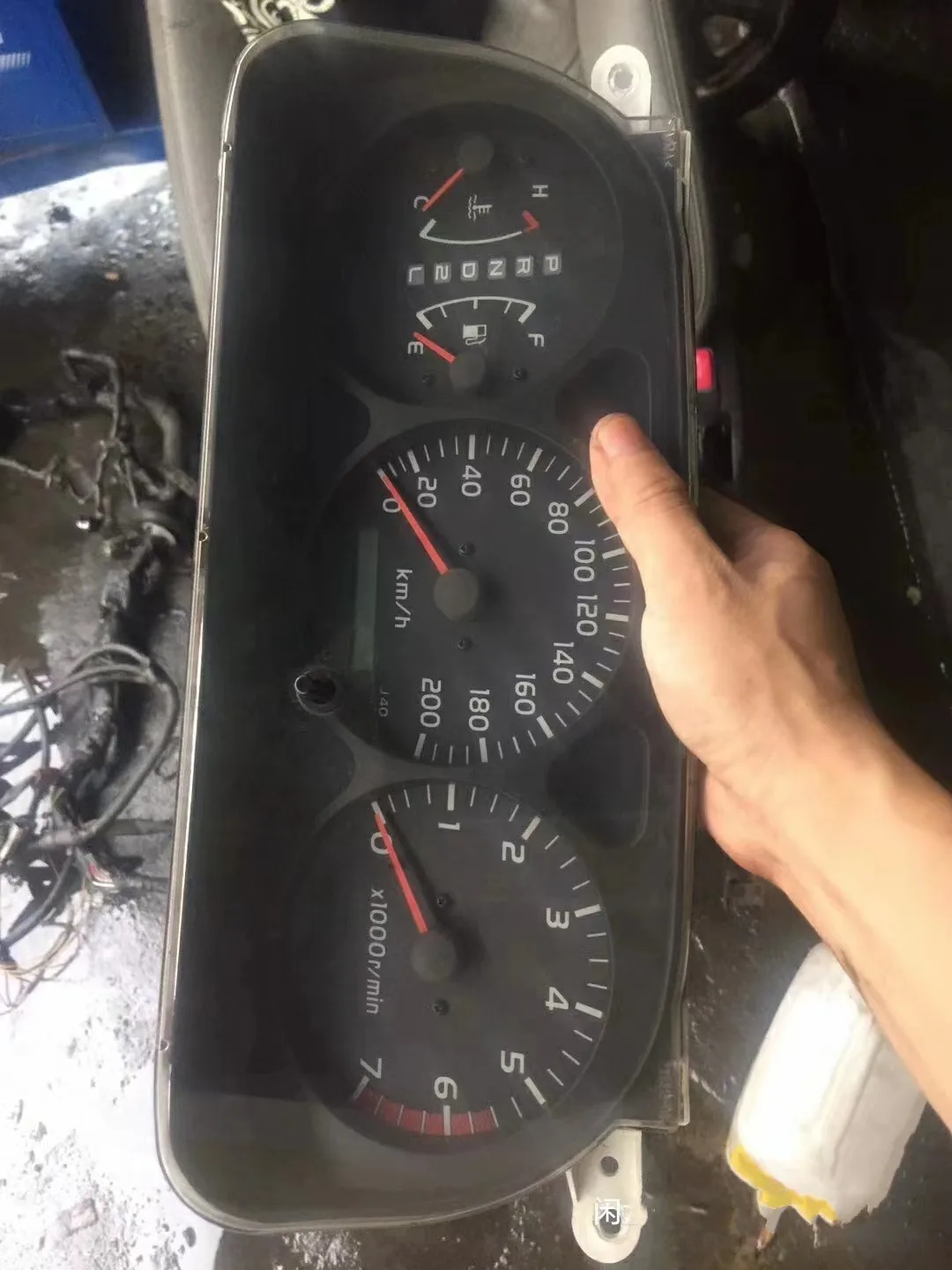 

QDPATRICK original DISMOUNT car Instrument Combination Panel Assembly For Toyota Prado 3400