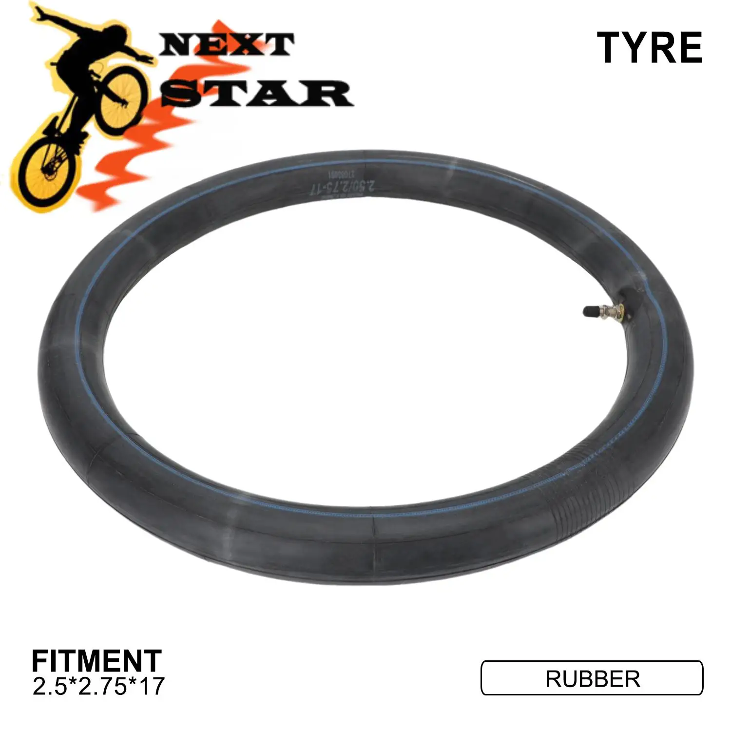 17 Inch 2.5*2.75*17 Motorcycle Inner Tube For Electric Bicycle Tires Tyres Rubber Dirt Pit Bike