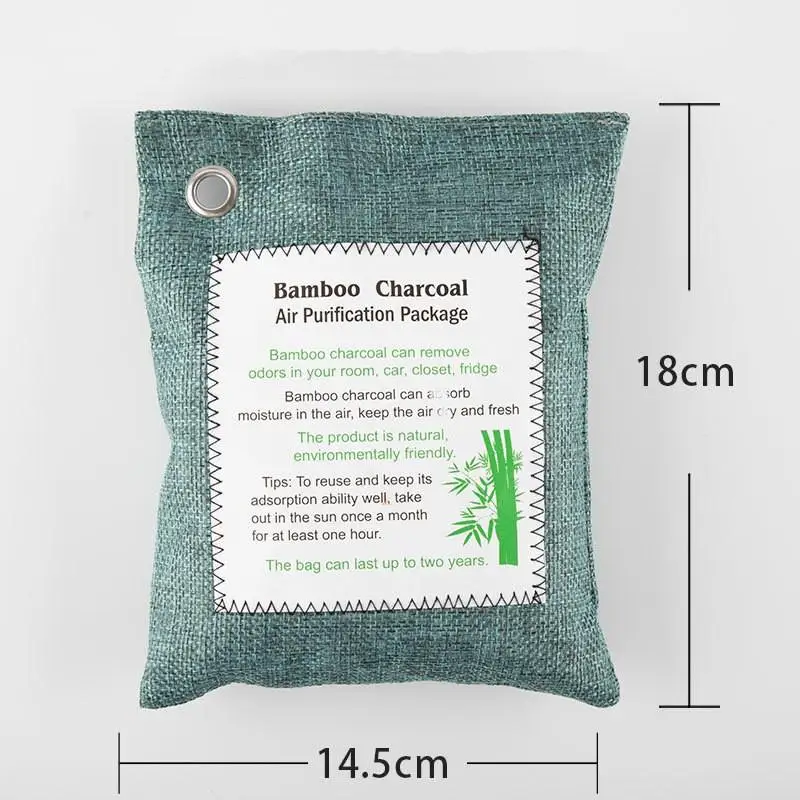 Bamboo Activated Charcoal Bags - Natural Air Freshener & Dehumidifier