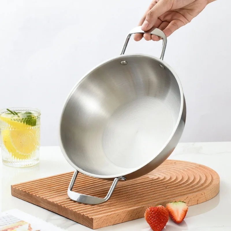 GLANYOMI Pot à fruits de mer en acier inoxydable, Mini Pot à sec