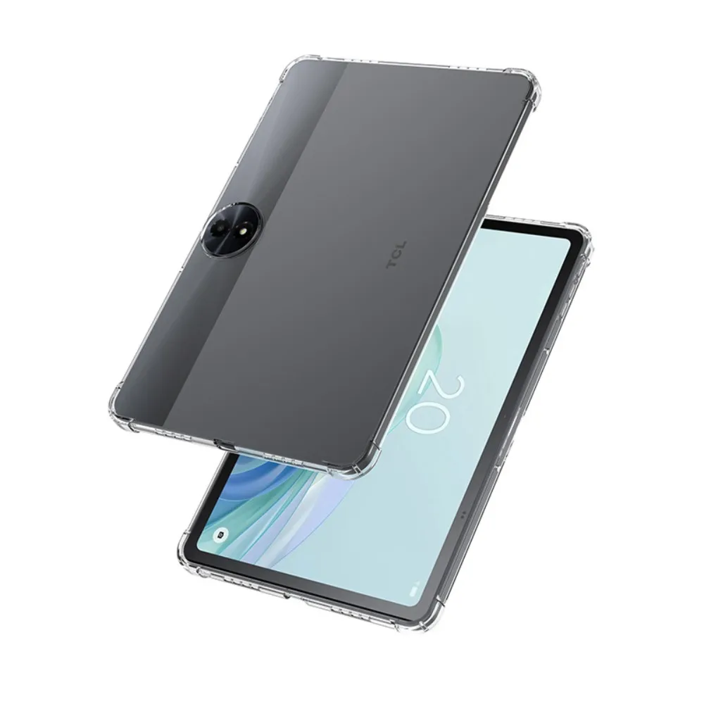 Ultra-Slim Shockproof Transparent TPU Tablet Case - Clear Cover