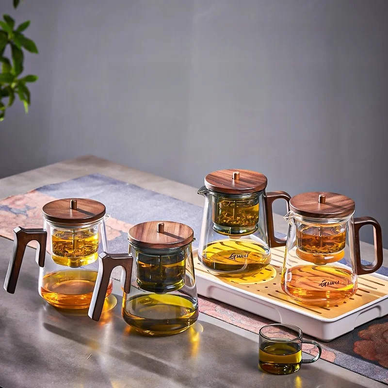 GIANXI China Tea Ceremony Elegant Cup 840ML Glass Teapot Home high