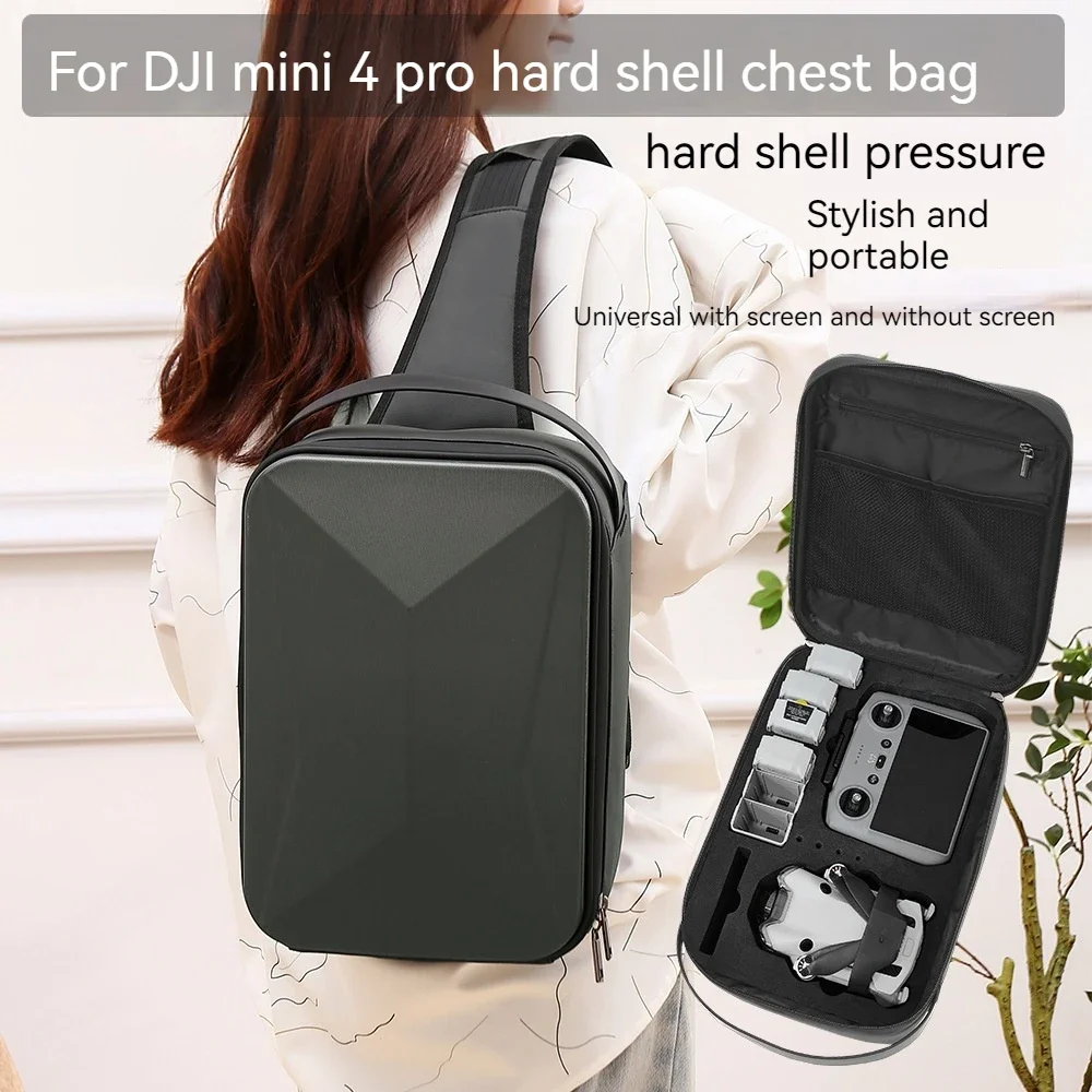 Drone backpack drone accessories drone storage bag drone storage case for DJI Mini 4 Pro storage bag Mini4 Pro RC2/RCN2 remote control/accessory set storage case hard shell backpack