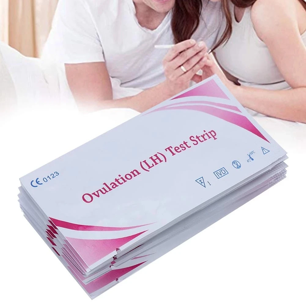 Pregnancy Test Pregnancy Test Strips Ovulation Test Strips 50Pcs LH Ovulation Test Strips Over 99% Accuracy Pregnancy Test Urine Strips LH Tests First Response