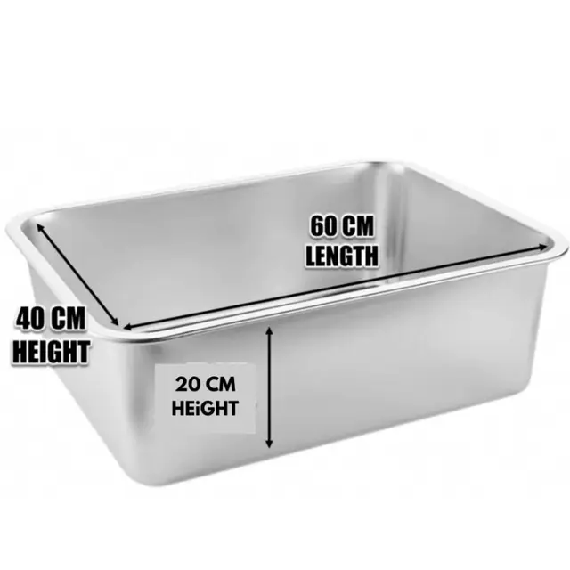 New Stainless Steel Cat Litter Box Large Capacity Easy To Clean Cat Toilet High Sided Cat potty Cat 2