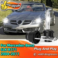 2PCS 35W Xenon HID Bulb D2S Car Headlight 6000K Lamp For Mercedes-Benz SLK R171 2004 2005 2006 2007 2008 2009 2010 2011 1