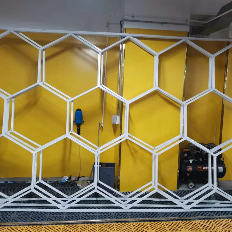 

Led Hexagon Lights Hex Lights For Garage Ceiling