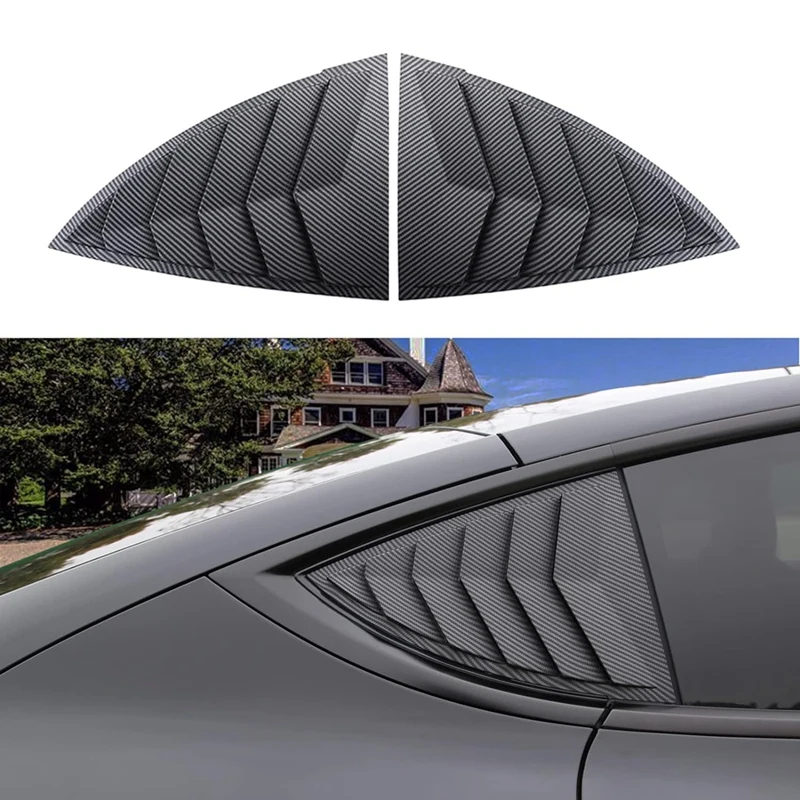 

Car Side Window Louver Cover Sport Style For Tesla Model Y 2021 2022 2023 Accessories