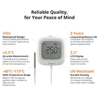 SONOFF SNZB-02LD Zigbee3.0 LCD Smart Thermometer with Probe IP65 Waterproof for Fridge Pool Fish tank Wine Cellar via ZBBridge-P - Image 3
