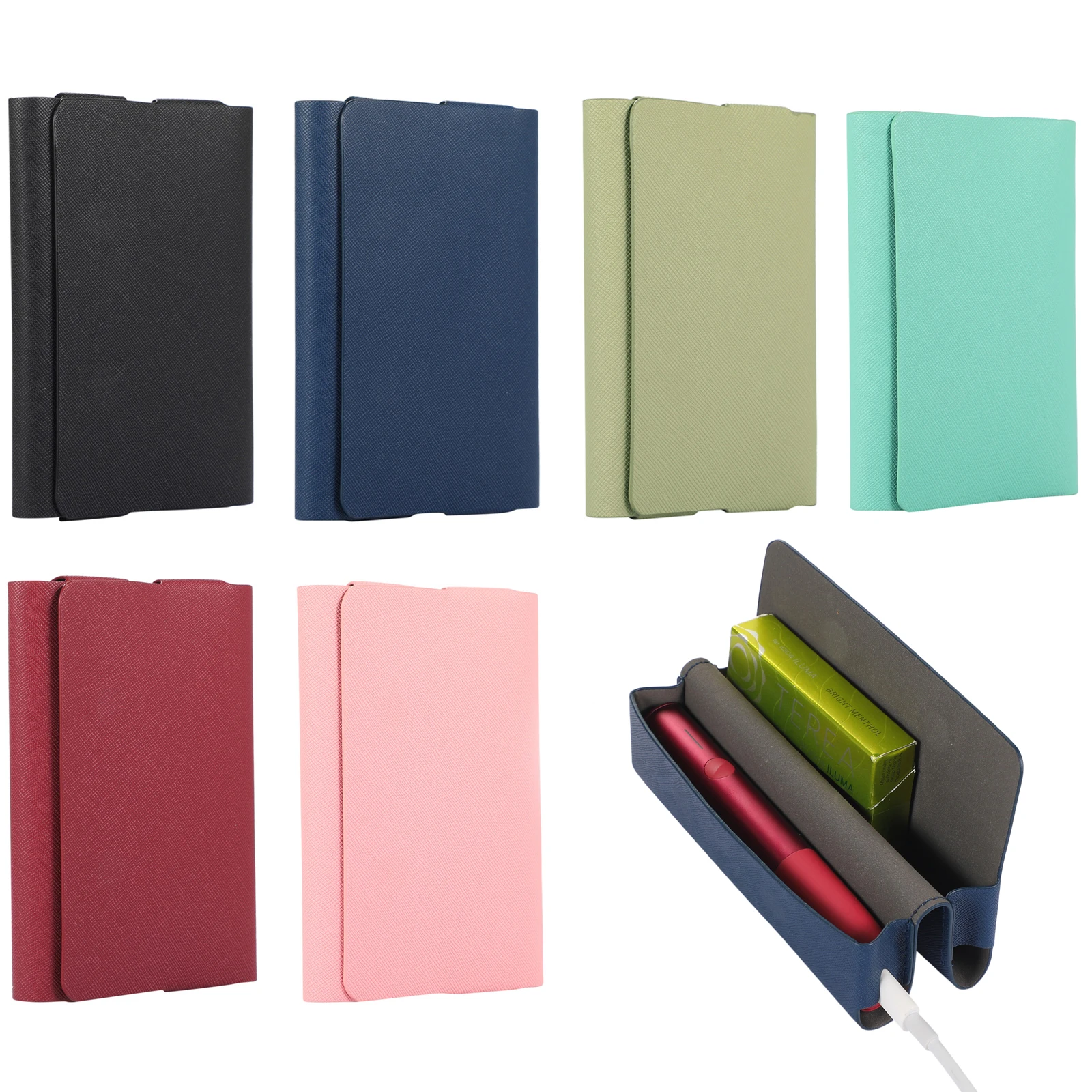 Custodia Portatile Per Custodia A Forma Di Crocifisso A Colori Custodia Per Il Trasporto Per Iqos Iluma One Custodia Protettiva In Pelle