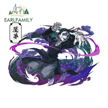 EARLFAMILY – autocollants de voiture Cool 13cm x 9cm, décalcomanies créatives en vinyle anti rayures pour personnage Demon Slayer Enmu