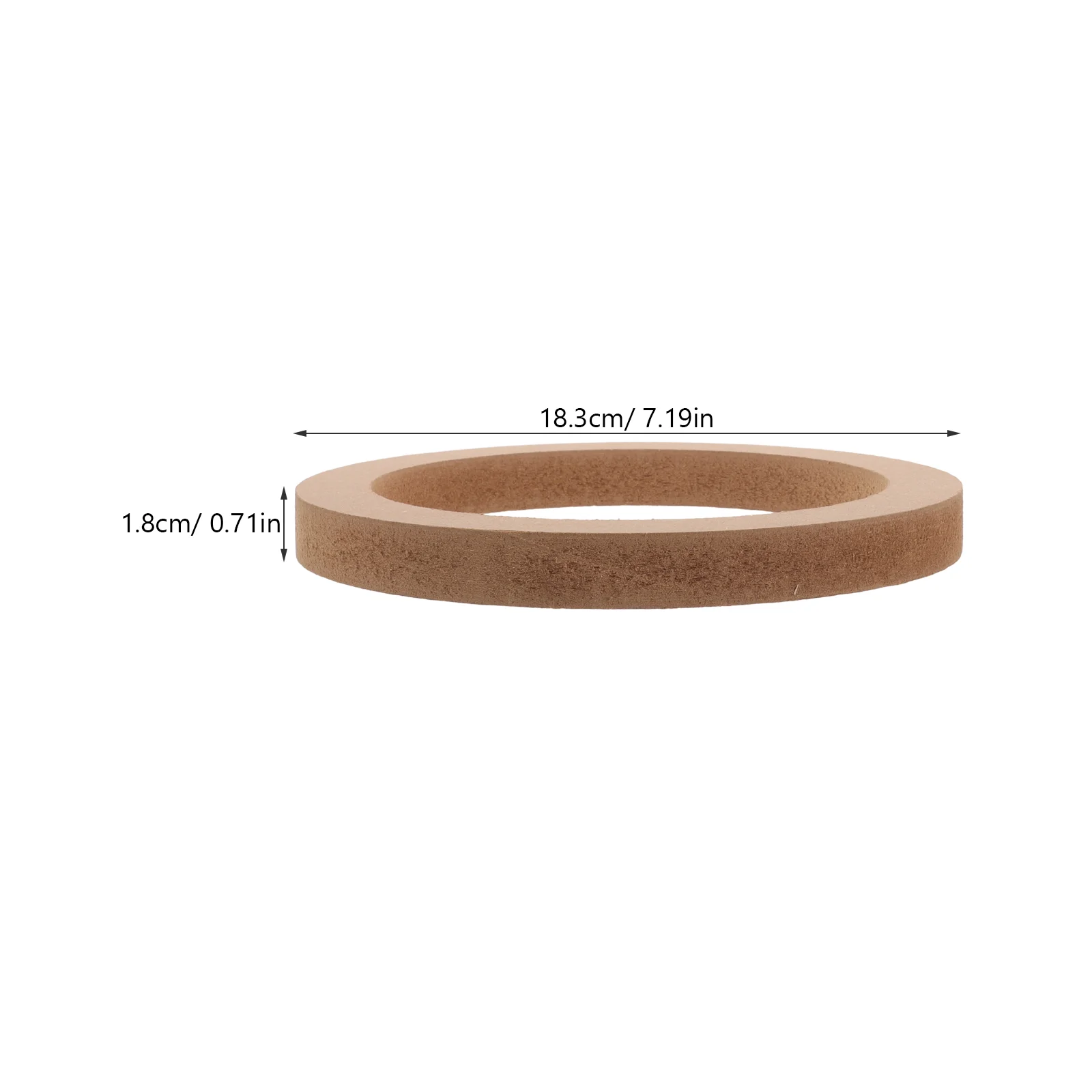 2 Pairs Speaker Spacer Pad For Car 65 Inch Door Spacers Material Durable Slim Interior Parts Claxon Horns Vehicle Audio