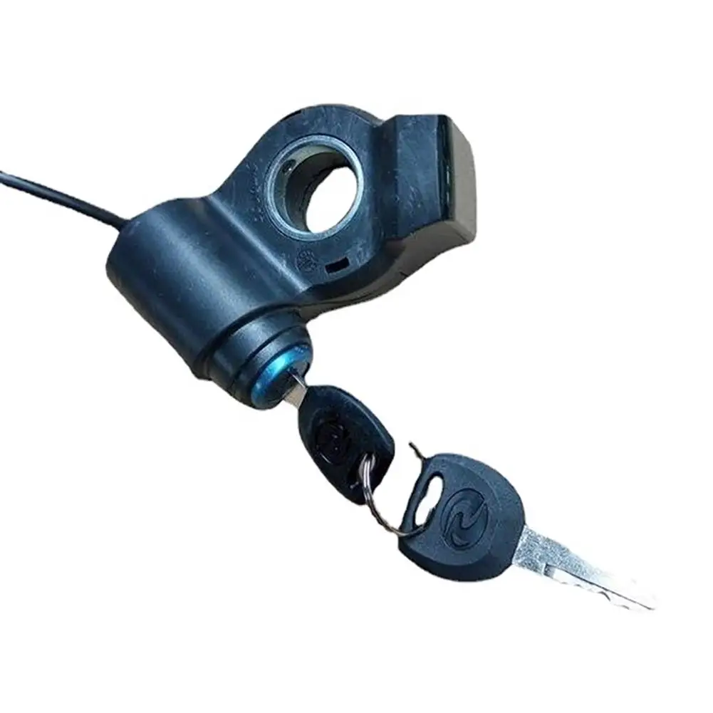 Electric Bike Throttle Thumb Throttle Voltmeter Digital Battery Voltage Red Screen Power Keys Lock Turning Handlebar Key Switch electric bike throttle,electric bike parts,electric bike switch