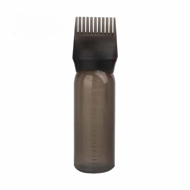 4 Colors Hair Dye Applicator Brush Bottles Dyeing Shampoo Bottle Oil Comb Hair Dye Bottle Applicator Hair Coloring Styling Tool