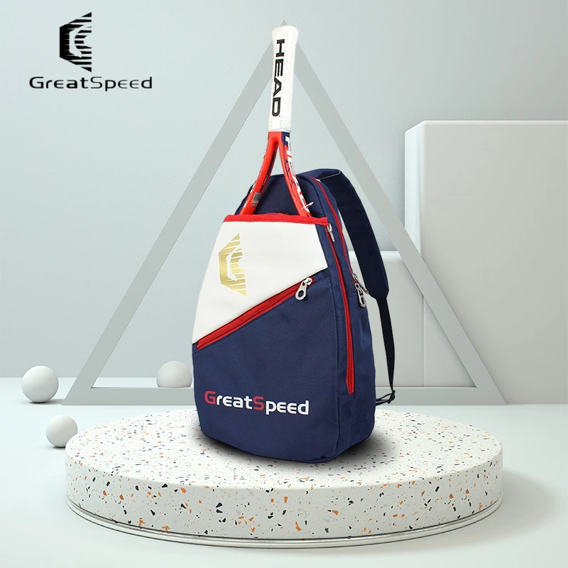 GreetSpeed Tennis Backpack Children Badminton Racket Backpack Youth Multifunctional Shoulder Messenger Bag with Shoe Compartment