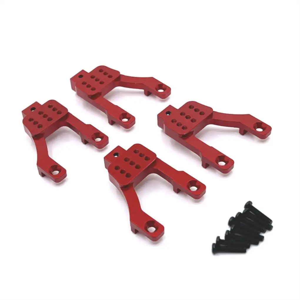 

RCGOFOLLOW 4Pcs Alloy 1/12 RC Crawler Shock Absorber Amount For MN MN128 MN86 G500 Wrangler RC Car Upgrade Parts Accessories