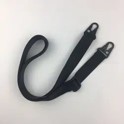 Luxury Adjustable Crossbody Lanyard for Phone Cases - Polyester Rope Necklace Strap (Black)