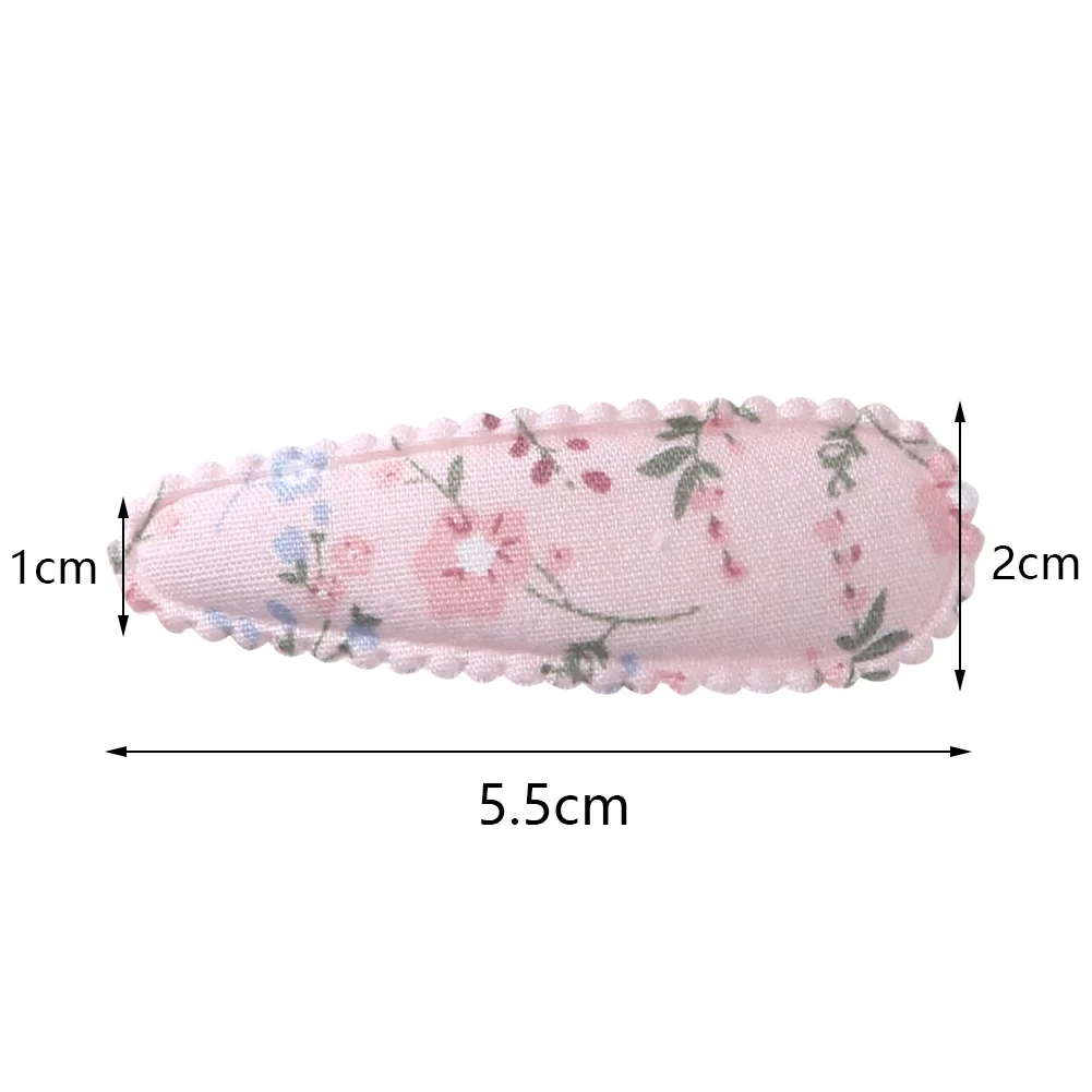 Baby Girls Solid Plaid Stripe Hair Clips Floral Print Hairpins Hair Accessories Set for Infant Toddlers cool baby accessories