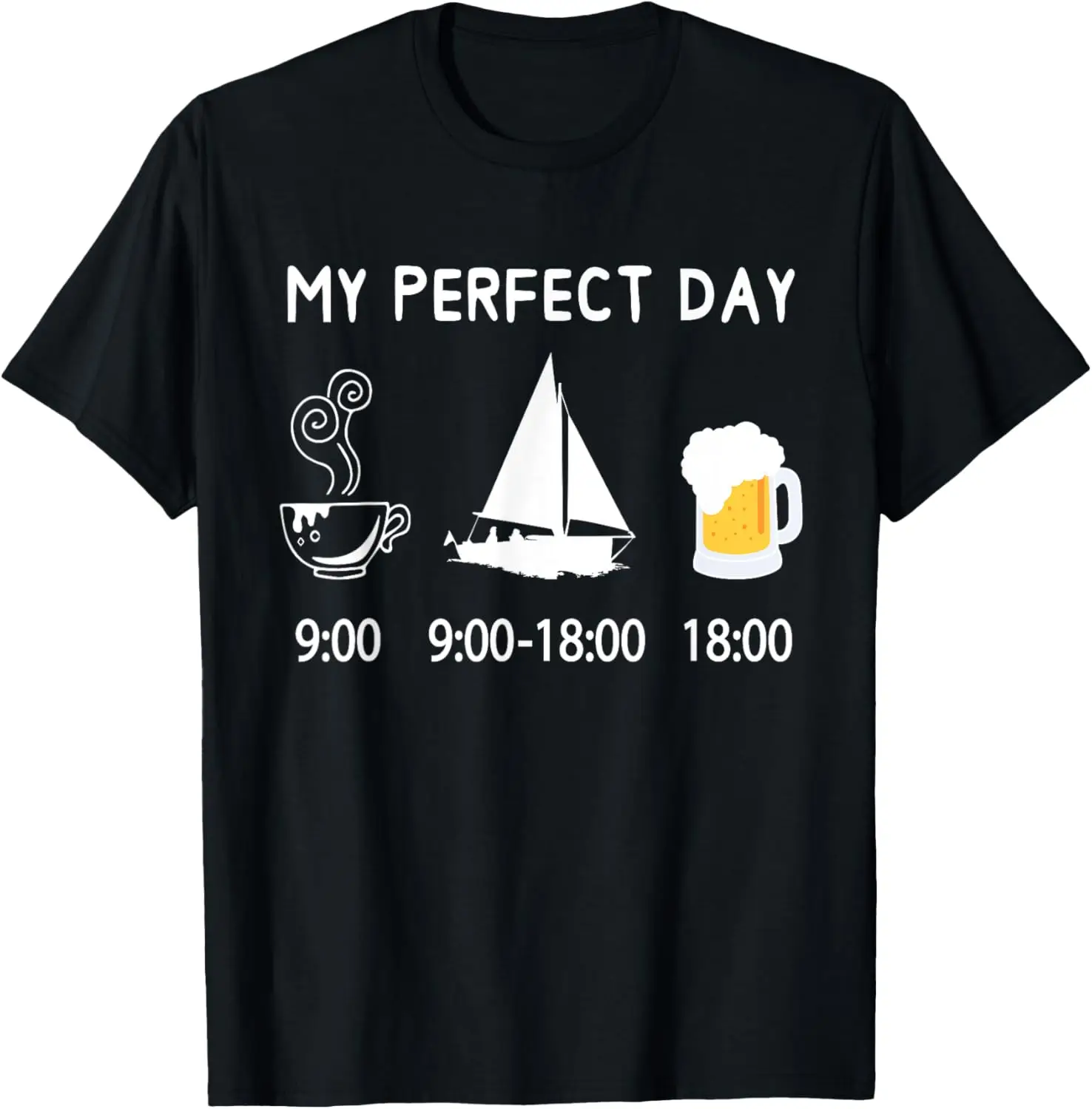 Perfect Day Sailing T-Shirt - Nautical Sailor Gift Tee