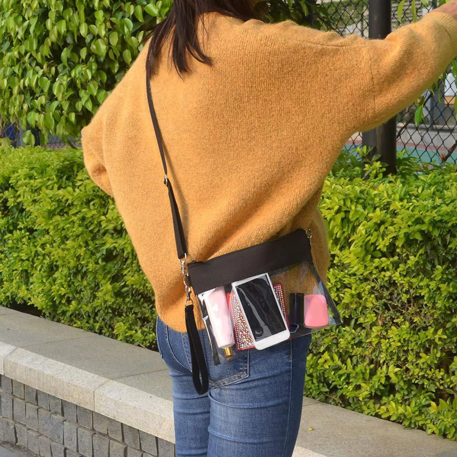 clear bag crossbody