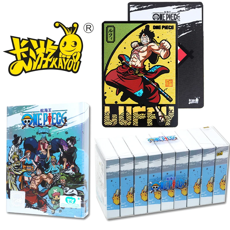 2024 Kawou One Piece Monkey D. Rufy Roronoa Zoro Country Of Harmony Series Christmas Birthday Gift Game Toys Carta Da Collezione