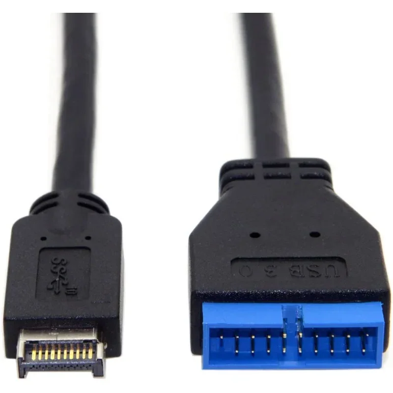 USB 3.1 유형 E 전면 패널 헤더-USB 3.0 19핀 수 마더보드 연장 케이블, ASUS 데스크탑 메인보드와 호환 가능