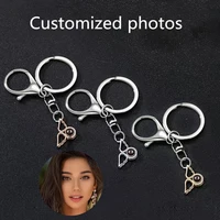 [Customized Products] Best-Selling 100 Languages I Love You Customized Projection Photos Little Angel Wings Keychain as a Birthday Gift for Your Girl