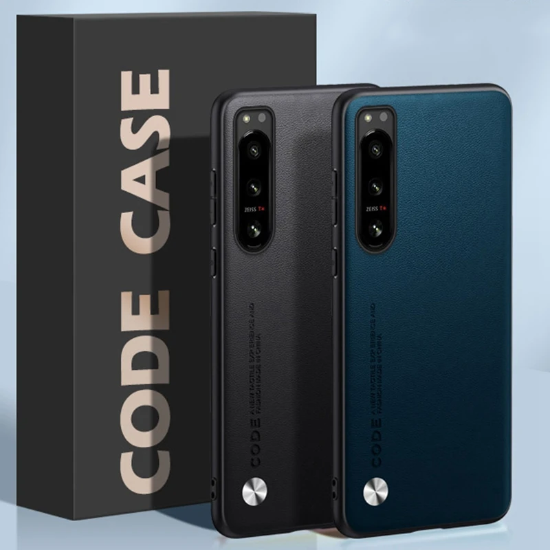 Luxury PU Leather Shockproof Phone Case - Full Protection Back Cover