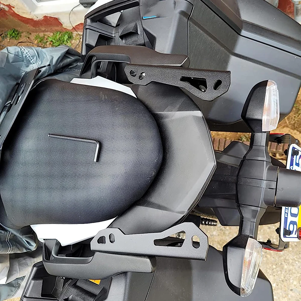 Portapacchi Posteriore Per Moto Kawasaki Versys 650 2015-2020 - In Acciaio Al Carbonio, Per Bagagli E Trasporto - Foto 5