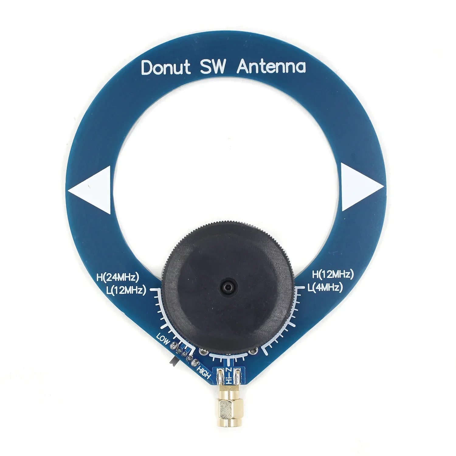 Mini Small Loop Antenna Donut Blue SW Shortwave Antenna 4-24MHz Donut Red AM(MW) Medium Wave 500-2000kHz
