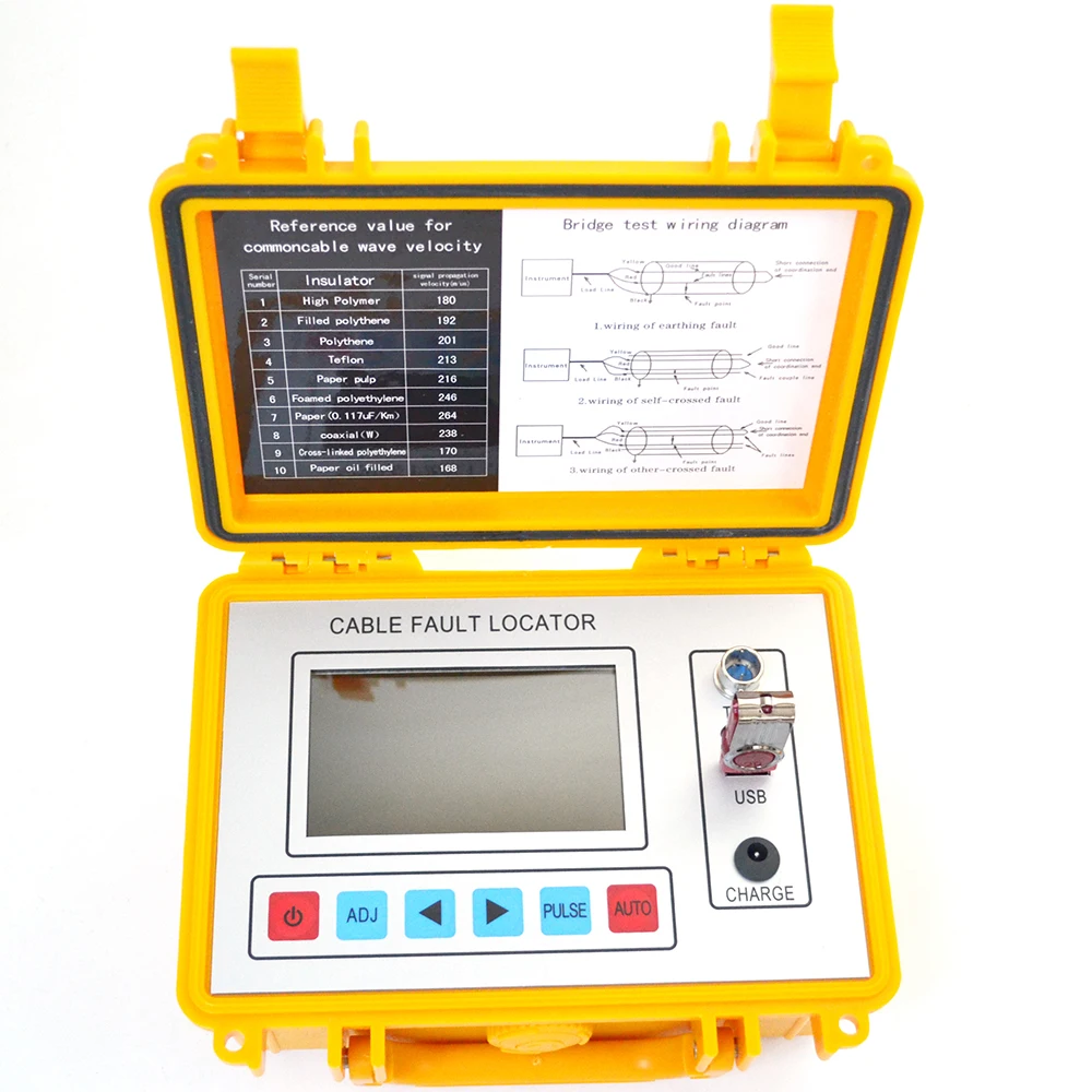 

GY600 Intelligent Cable Fault Locator portable field instrument working on TDR and bridge methods