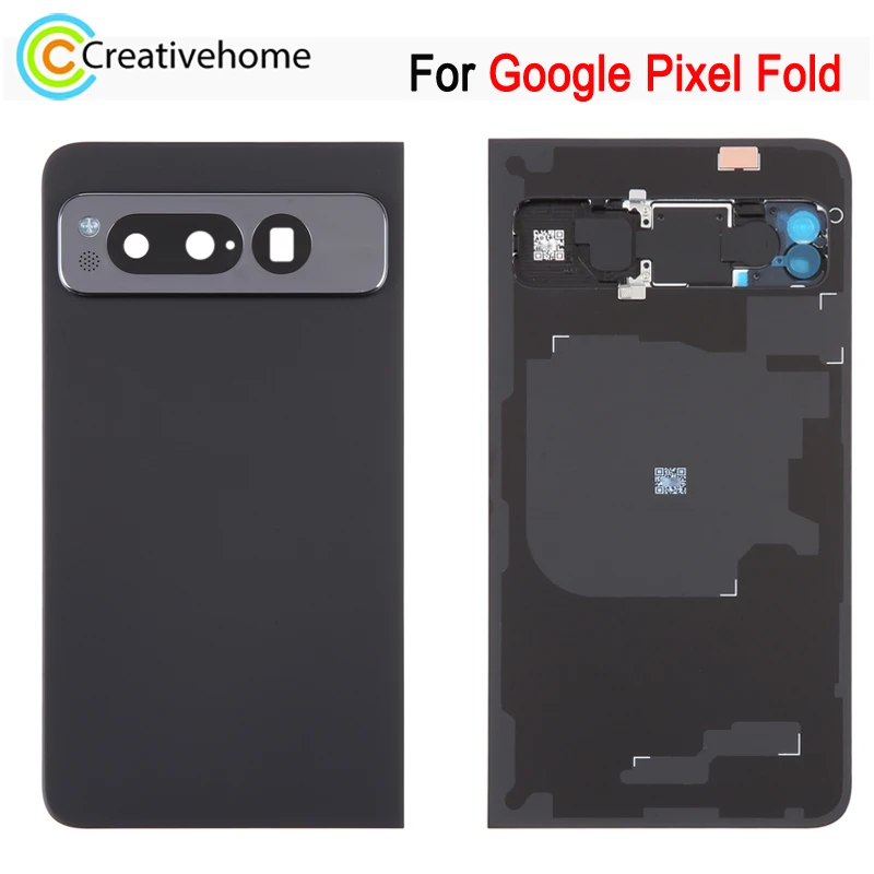 

Original Rear Cover For Google Pixel Fold Phone Battery Back Cover with Camera Lens Cover Replacement Part