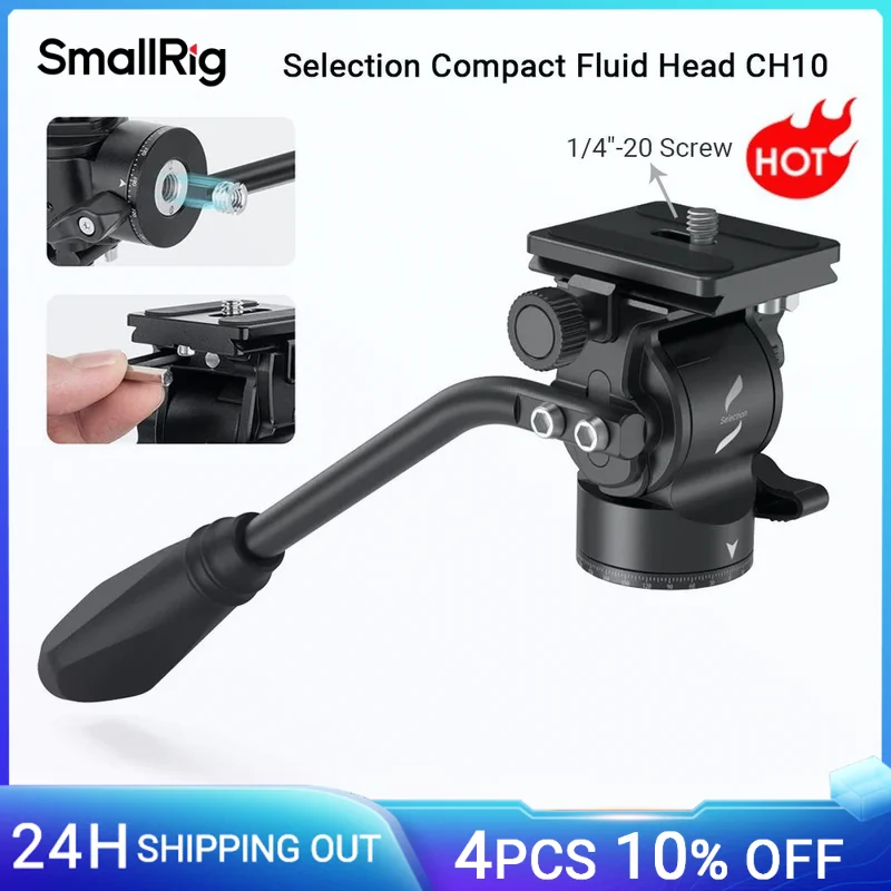 smallrig-selection-cabeca-fluida-compacta-inclinada-e-giratoria-filmagem-em-varios-angulos-base-de-filmagem-para-tripe-90-°-55-°-360-°