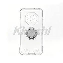 Enhanced Shockproof Phone Case with Back Ring Holder Bracket - Soft and Durable Protection for Doogee S300 Pro (Ring Case Clear)