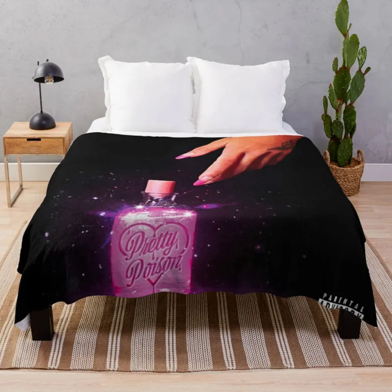 

Nessa Barrett Pretty Poison Throw Blanket Decorative Blankets Softest Blanket