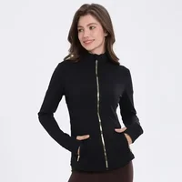 Lemon Defines Jacket Fashion Spring Autumn Tight-fitting Sportswear Women Training Running Gym Yoga Solid Color Cardigan Jacket 2