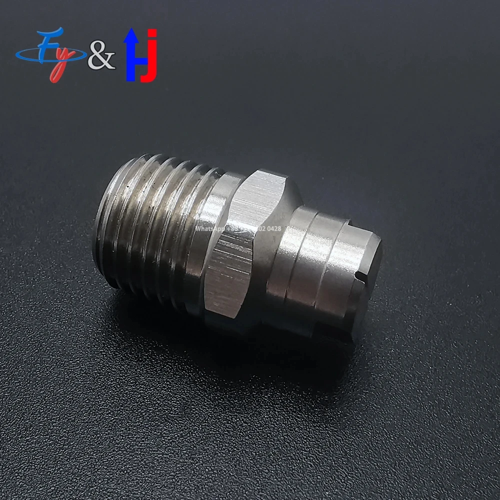 High Pressure Road Sweeper Spray Nozzle, Stainless Steel Flat Fan Spray Nozzle,MEG, 1/4" SS316