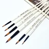6/24pcs Professional Artist Paint Brush Set Various Different Shapes for Oil, Acrylic, Watercolor, Gouache Painting 4