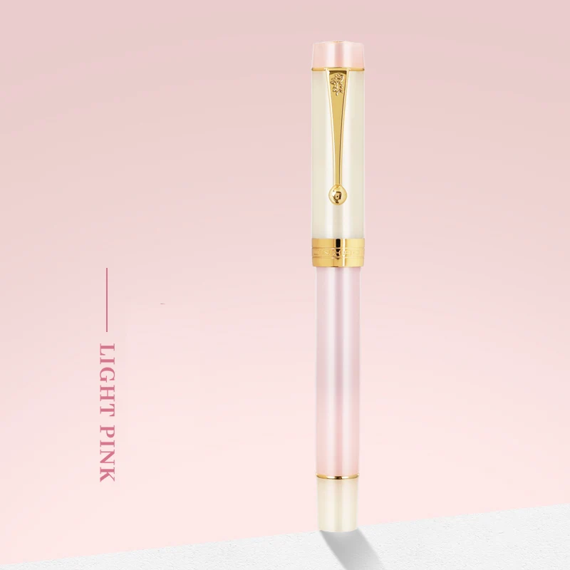 JINHAO 100 Centennial Fountain Pen Resin Gold Clip Nib EF F M Students Pens Business Stationery School Office Suppli
