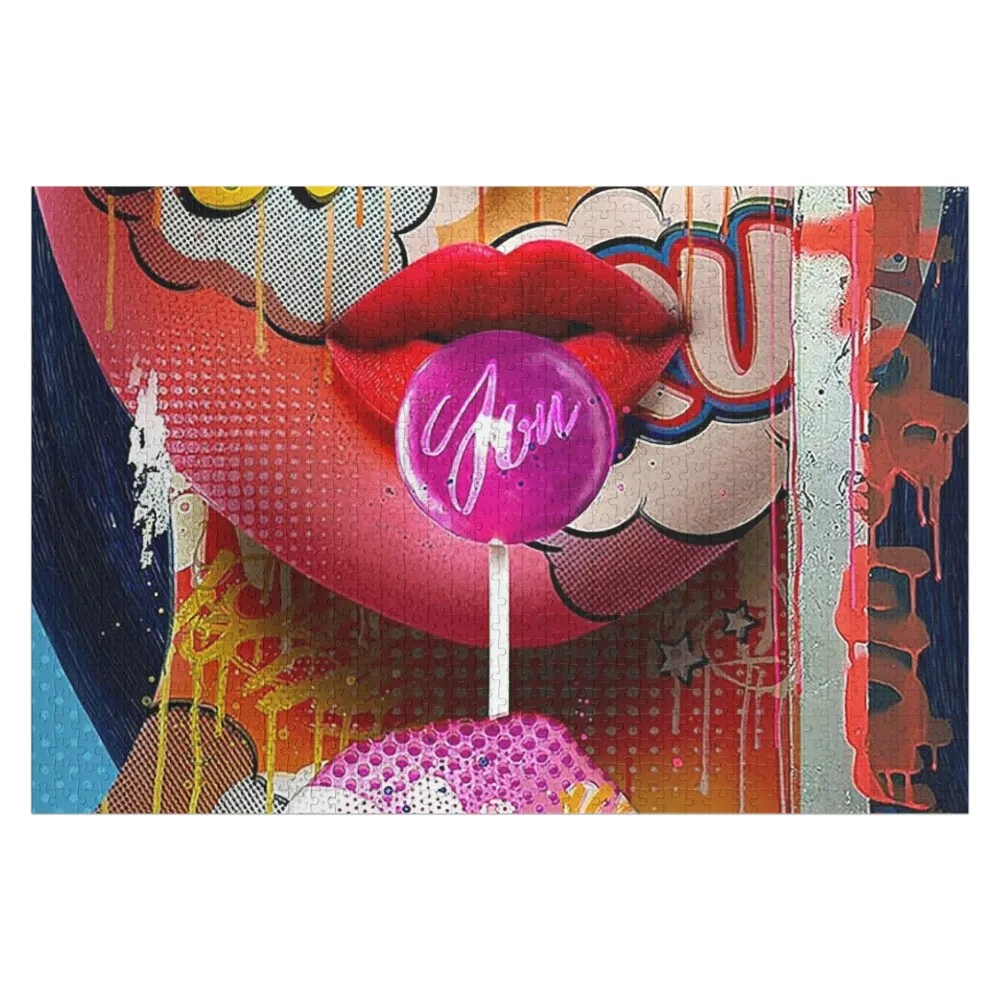 

Pop Art Jigsaw Puzzle Personalised Baby Wooden Toddler Toys Puzzle