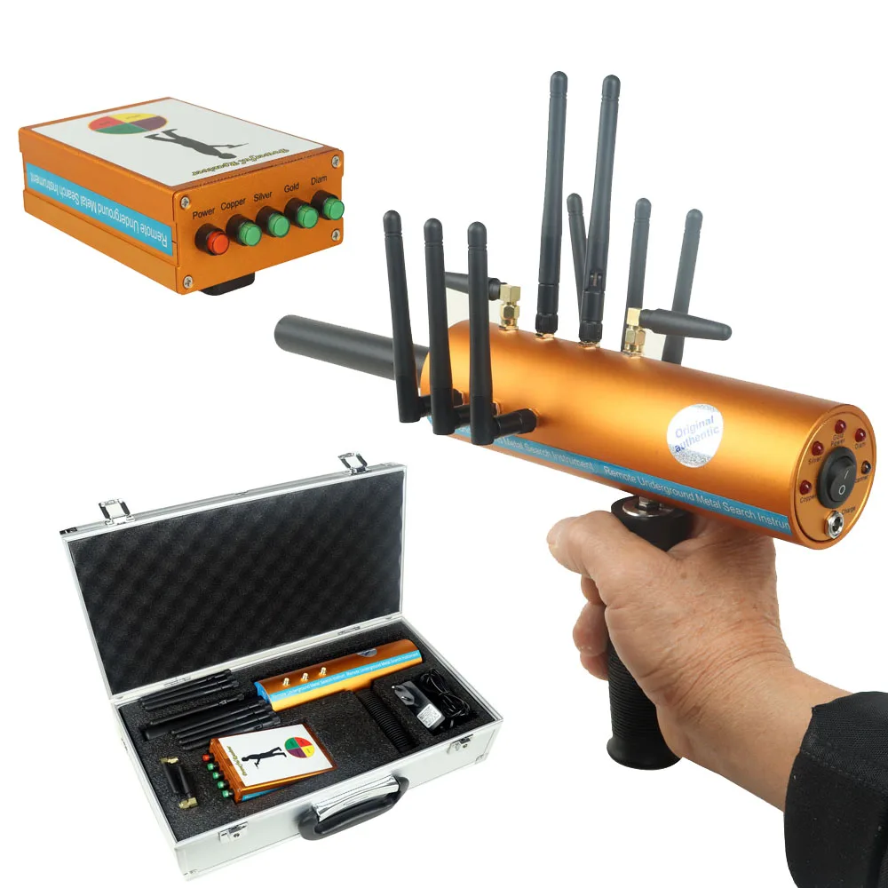 AKS Pro Gold Metal Detector Professional Pinpointer Treasure Finder High Sensitivity Diamond Searching Tools