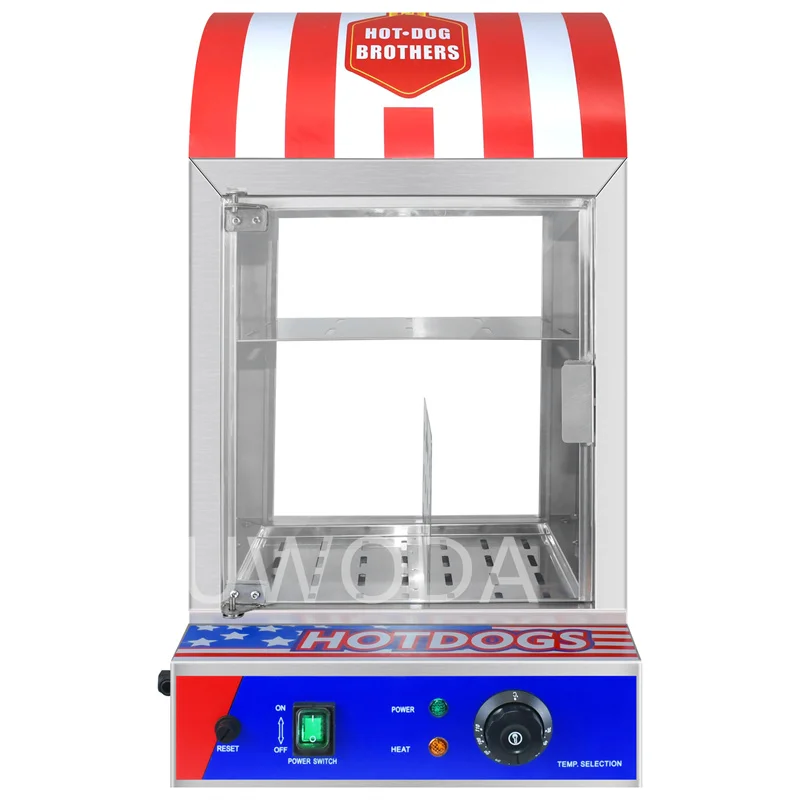 電気ステンレス鋼ウォーマー,1500W,商用利用,ホットドッグ用の加熱