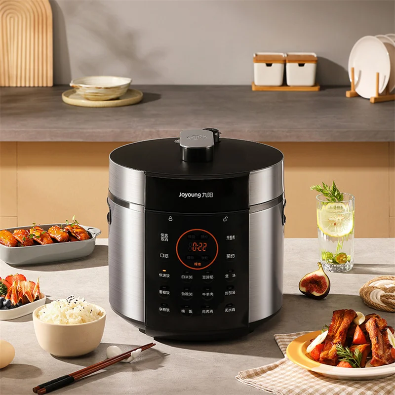 5L Large Capacity Electric Pressure Cooker for Kitchen 2 Inner Pots Multifunctional Instant Pot Slow Cooker Smart Rice